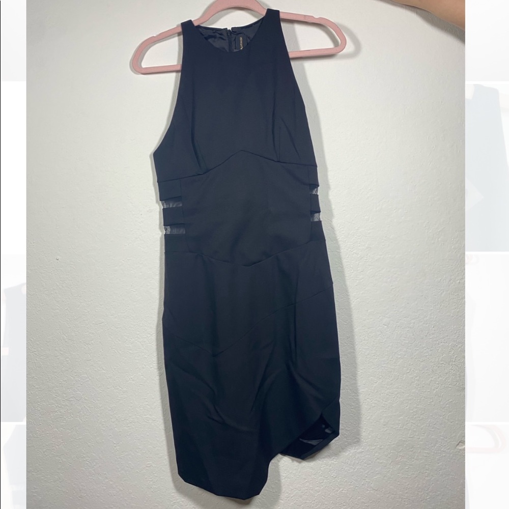 BRAND NEW WITH TAGS ALEXANDRE VAUTHIER BLACK MINI DRESS
